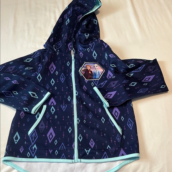 Disney Frozen II Kids' Jacket with Purple and Blue Accents - Picture 1 of 5